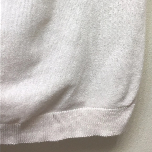 Zara Knit Button Down Lace Cardigan White Small - Picture 3 of 12